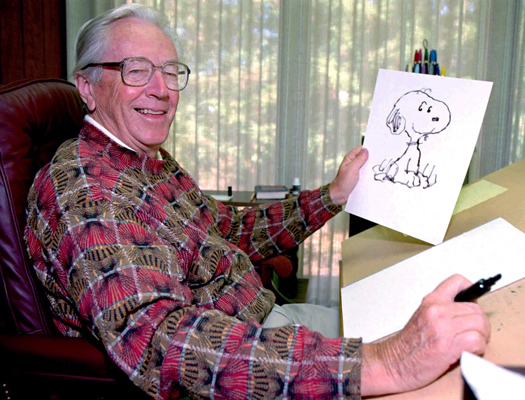 Cartoonist Charles M. Schulz Honored Alongside His Beloved Characters ...